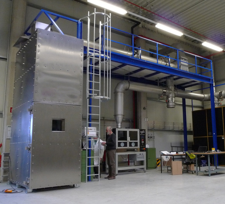 Goede prijs Apparatuur voor het testen van de brandprestaties van staalframe ASTM E84 voor de bouwindustrie online
