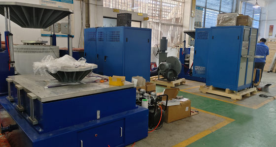 Goede prijs Hoogfrequent Trillingssysteem met 3m x 3m Tafel 70kN Sine en Willekeurige Kracht voor Batterij Subpack Tests online