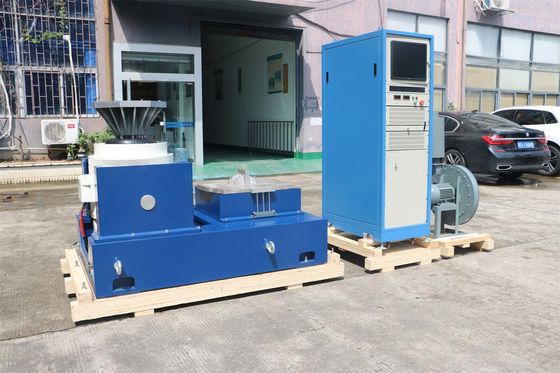 Goede prijs Laboratoriumkwalificatie Trillingstest Systeem met 51mm Uitslag, 2.0 Snelheid en 800x800mm Tafelgrootte online